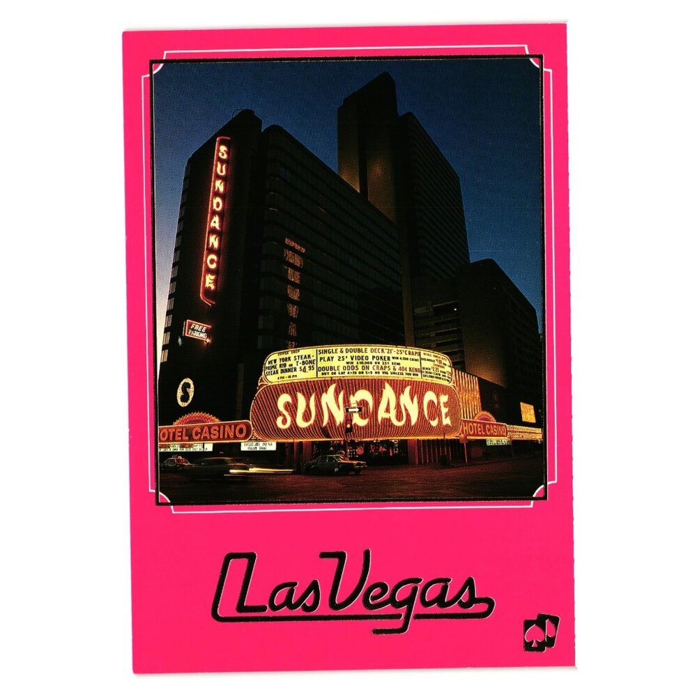 Sundance Hotel Casino Vintage Postcard Las Vegas Nevada Vacation Gambling NV